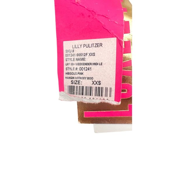 Lilly Pulitzer Women Size XXS Weekender Pink Panda Hanging with my Boo Leggings - Picture 7 of 13